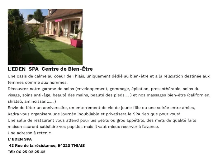 L\'Eden Spa Orly Aéroport